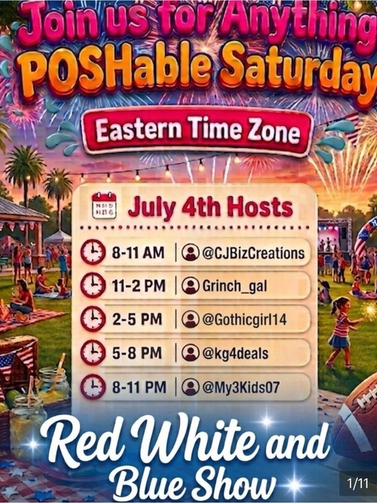 Other - Patriotic Red White and Blue Event Poster
